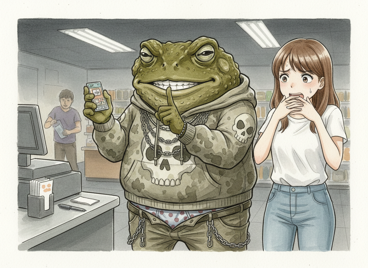 ゲスノキワミガエル feature 1