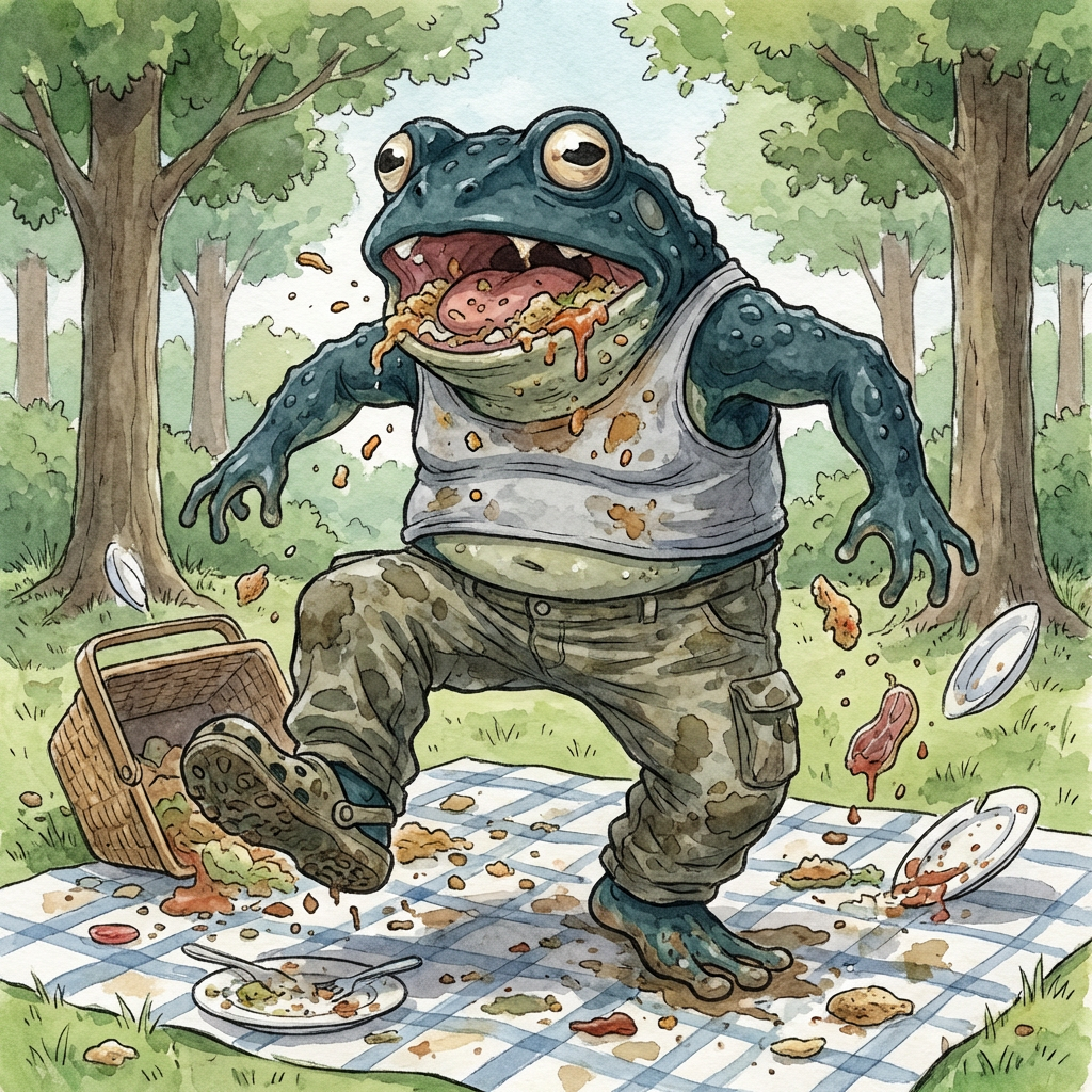 知性が感じられず、本能のままに生きている野生児。声がデカく、食欲旺盛だがマナーという概念がない。周囲の迷惑を顧みず、侵略的外来種のように他人の領域に土足で踏み込む。