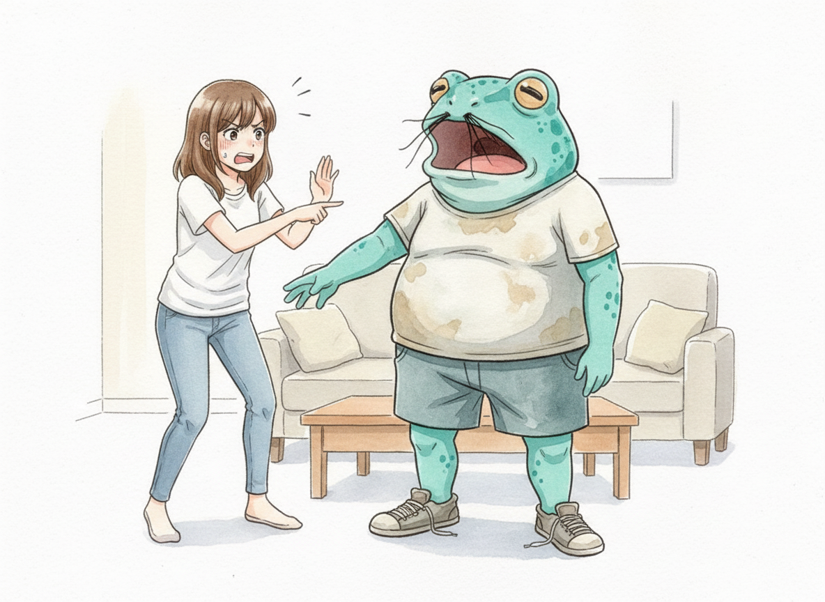 ママニタヨリッパナシガエル feature 3