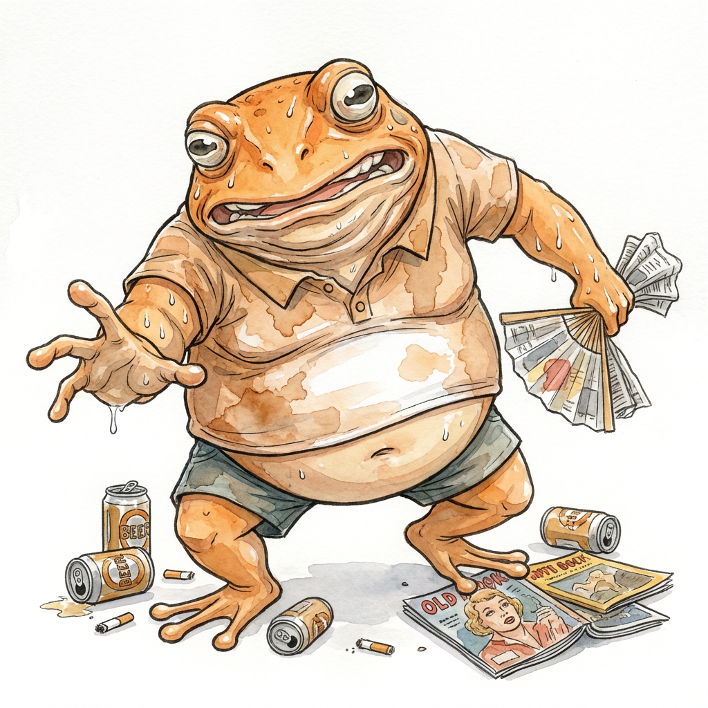 時代錯誤な価値観を持ち、デリカシーのない発言を連発する。女性の身体的特徴を平気で揶揄し、それを「冗談」で済ませようとする。距離感が異常に近く、生理的に気持ち悪い。