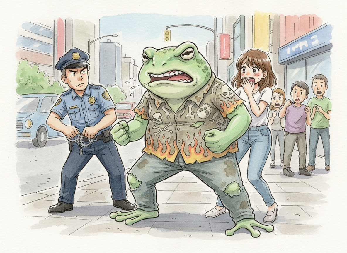 ハンシャカイテキガエル feature 1